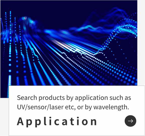 Product Search by Application and Wavelength (Exposure, Medical, Sensors, Lasers)