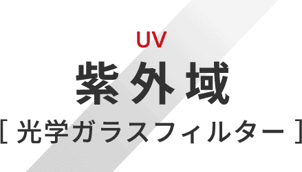 UV 紫外域 光学ガラスフィルター